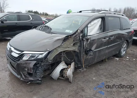 2019 Honda Odyssey Ex-L z USA, uszkodzony, nr VIN 5FNRL6H74KB061973